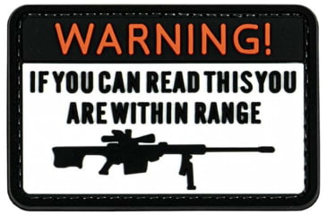 Merica Life Warning. If You Can Read This You are Within Range PVC