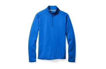 Image of Smartwool Merino 1/4 Zip 150 Baselayer - Men's, Small, Bright Blue, SW016070378-S