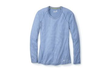 Image of Smartwool Merino 150 Baselayer Pattern Long Sleeve-Women's, Blue Steel, Extra Small, SW015256474-XS