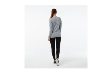 Image of Smartwool Merino 150 Baselayer Pattern Long Sleeve Shirt Womens, Dark Pebble Gray, L, SW015256948-L