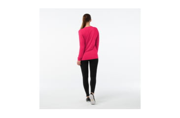 Image of Smartwool Merino 150 Baselayer Pattern Long Sleeve-Women's, Potion Pink, Extra Small, SW015256906-XS