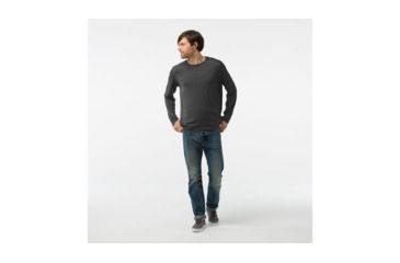 Image of Smartwool Merino 150 Pattern Long Sleeve Shirt Mens, Charcoal, M, SW016073003-M