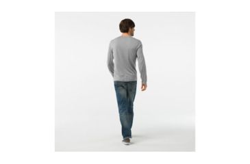 Image of Smartwool Merino 150 Pattern Long Sleeve-Men's, Light Gray, Medium, SW016073039-M