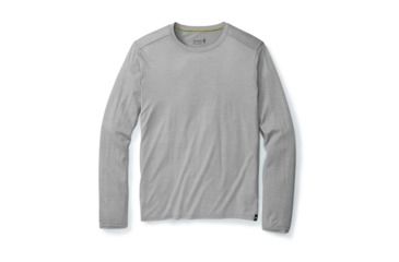 Image of Smartwool Merino 150 Pattern Long Sleeve-Men's, Light Gray, Medium, SW016073039-M