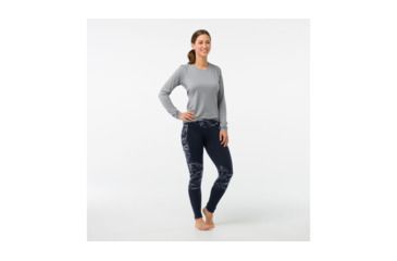 Image of Smartwool Merino 250 Asym Bottom-Women's, Deep Navy-Purple Mist, Extra Large, SW015096A70-XL