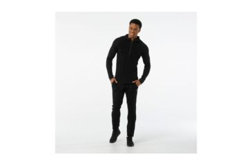 Image of Smartwool Merino 250 Baselayer Hoody-Men's, Black, Small, SW016083001-S