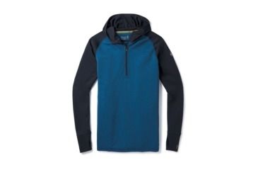 Image of Smartwool Merino 250 Baselayer Hoody-Men's, Bright Cobalt H, Extra Large, SW016083A18-XXL