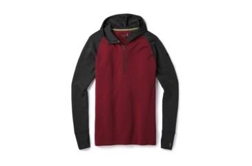 Image of Smartwool Merino 250 Baselayer Hoody-Men's, Tibetan Red H, Extra Large, SW016083A14-XL