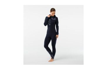 Image of Smartwool Merino 250 Baselayer One Piece-Women's, Deep Navy-Purple Mist, Small, SW014088A70-S