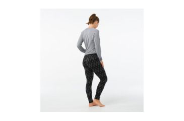 Image of Smartwool Merino 250 Baselayer Pattern Bottom-Women's, Black-Charcoal H, Large, SW0NP207A41-L
