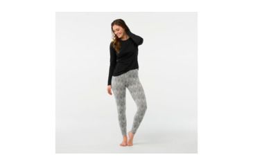 Image of Smartwool Merino 250 Baselayer Pattern Bottom-Women's, Light Gray-Moonbeam Heather, Large, SW0NP207A42-L