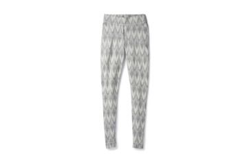 Image of Smartwool Merino 250 Baselayer Pattern Bottom-Women's, Light Gray-Moonbeam Heather, Large, SW0NP207A42-L
