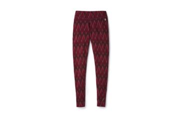 Image of Smartwool Merino 250 Baselayer Pattern Bottom-Women's, Tibetan Red, Large, SW0NP207A25-L