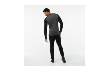 Image of Smartwool Merino 250 Baselayer Pattern Crew - Mens, Black/Black, 2XL, SW0NP601002-XXL