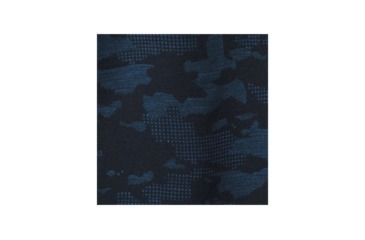 Image of Smartwool Merino 250 Baselayer Pattern Zip T-Boy's, Deep Navy-Bright Cobalt, Extra Small, SW016123A40-XS