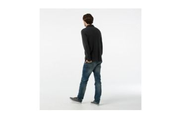 Image of Smartwool Merino 250 Long Sleeve Polo-Men's, Charcoal Heather, Small, SW000293010-S