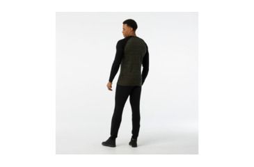 Image of Smartwool Merino 250 Pocket Crew-Men's, Olive-Black, Small, SW016084A74-S