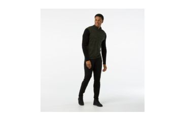 Image of Smartwool Merino 250 Pullover-Men's, Olive-Black, Medium, SW016085A74-M