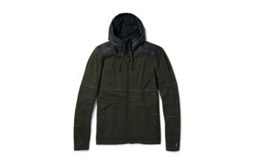 Image of Smartwool Merino 250 Hoody Sport-Men's, Olive-Black, Large, SW016901A74-L