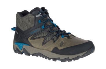 Image of Merrell All Out Blaze 2 Mid Waterproof Hiking Boots - Mens, Stucco, 8.5, Medium, J12097-8.5