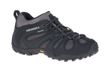 Image of Merrell Chameleon 8 Stretch Waterproof Hiking Shoes - Mens, Black/Grey, 12, J034177-12