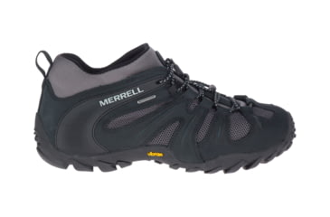 Image of Merrell Chameleon 8 Stretch Waterproof Hiking Shoes - Mens, Black/Grey, 12, J034177-12
