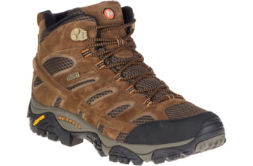 Image of Merrell Moab 2 Mid Waterproof Hiking Boots - Mens, Earth, 9.5, Medium, J06051-9.5