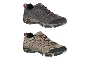 Image of Merrell Moab 2 Waterproof Hiking Boots - Mens, Beluga, Dark Brown