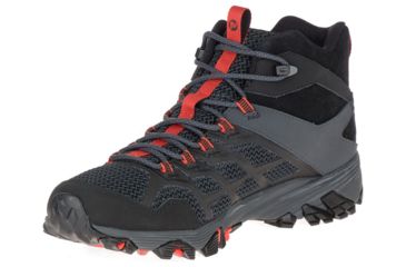 Image of Merrell Moab FST 2 Mid Waterproof Hiking Boots - Men's, Black/Granite, 10, Medium, J77511-10