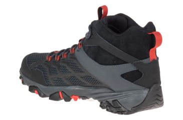 Image of Merrell Moab FST 2 Mid Waterproof Hiking Boots - Men's, Black/Granite, 10, Medium, J77511-10