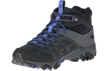Image of Merrell Moab FST 2 Mid Waterproof Hiking Boots - Women's, Black/Granite, 6.5, Medium, J77518-6.5