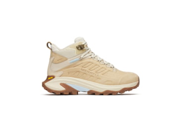 Image of Merrell Moab Speed 2 Leather Mid WP Hiking Shoes - Womens, Latte, 8.5 US, J038492-8.5