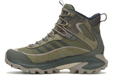 Image of Merrell Moab Speed 2 Thermo Mid Waterproof Boots - Mens, Olive, 10 US, J038413-10