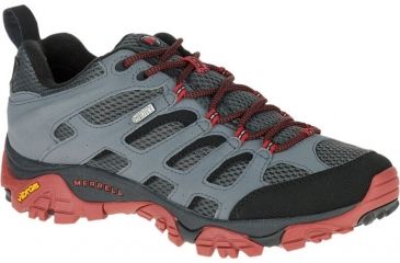Image of Merrell Moab Waterproof Hiking Shoe - Men's-Castle Rock/Black-Medium-9.5