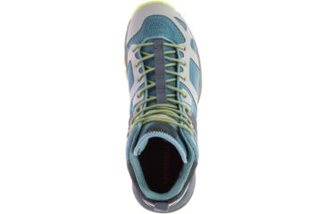 Image of Merrell Mqm Ace Mid Waterproof Hiking Shoes - Women's, Smoke/Lime, Medium, 6.5, J53104-6.5