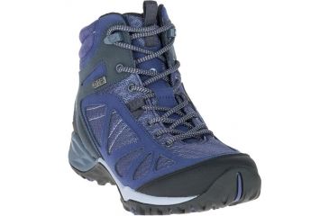 Image of Merrell Siren Sport Q2 Mid Waterproof Hiking Boot - Women's-Crown Blue-Medium-6
