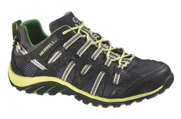 Image of Merrell WaterPro Manistee Shoe - Men's-12 US-Black/Lime Zest