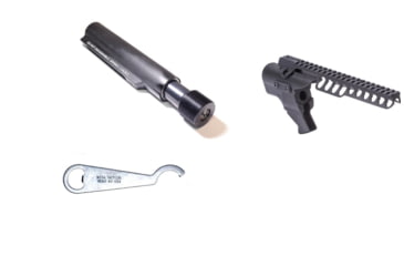 Image of Mesa Tactical High-tube Hydro Recoil Starter Pack, Remington Model 870, 12 Gauge, 9.5 in rail, Black, 90260