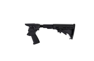 Image of Mesa Tactical High-tube Tele Hydro Recoil Stock Kit, Remington Model 870, 12 Gauge, no rail, Black, 90350