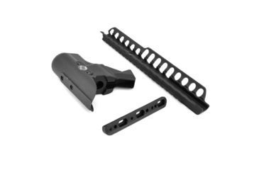 Image of Mesa Tactical High-tube Telescoping Stock Adapter and Rail Kit for Rem 870 12-GA, 9in, Black 90630