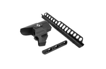 Image of Mesa Tactical High-tube Telescoping Stock Adapter and Rail Kit for Rem 870 12-GA, 9in, Black 90630