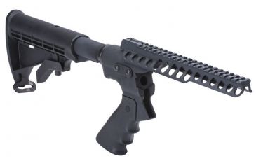 Image of Mesa Tactical High-tube Telescoping Stock Kit for Rem 870, 12-GA, Black, 9.5 in, 90500