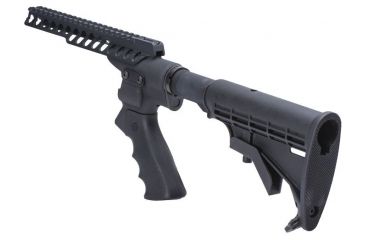 Image of Mesa Tactical High-tube Telescoping Stock Kit for Rem 870, 12-GA, Black, 9.5 in, 90500