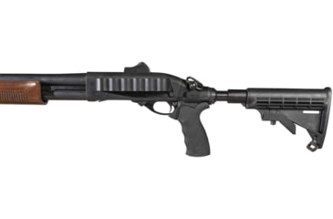 Image of Mesa Tactical LEO Gen II Tele Hydraulic Recoil Stock Kit for Rem 870 12-GA only, Black, 91170