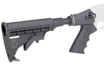 Image of LEO Telescoping Hydraulic Recoil Stock Kit, Black, for 12/20-GA Remington 870
