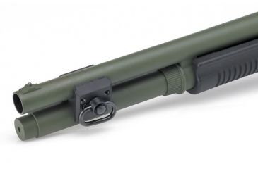 Image of Mesa Tactical Magazine Clamp w/ Sling Swivel for Remington, 12-GA, Black, 90650