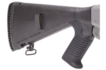 Image of Mesa Tactical Remington Model 1100 and Remington Model 11-87 Urbino Shotgun Stock, Standard Butt, 12 Gauge, Black, 90185