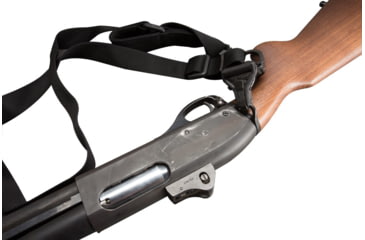 Image of Mesa Tactical Sling Ring Shotgun Sling Mount for Remington 870, 12 Gauge, Ambidextrous, Black, 92320