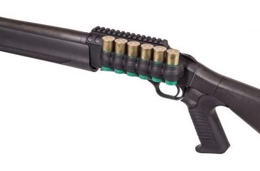 Image of Mesa Tactical SureShell Polymer Carrier and Rail for Moss 930, 12-GA, Black, 6-Shell, 5 in, 94890