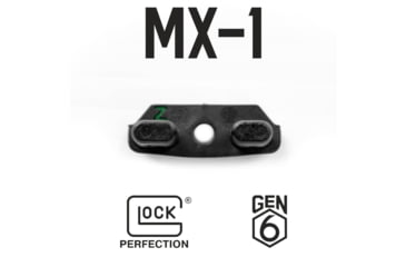 Image of Meta Tactical MX-1 Glock 17 Gen 6, Glock 19 Gen 6, Glock 45 Gen 6 Beavertail Expansion, Black, 3x1x2, BT-MX1-1719-G6